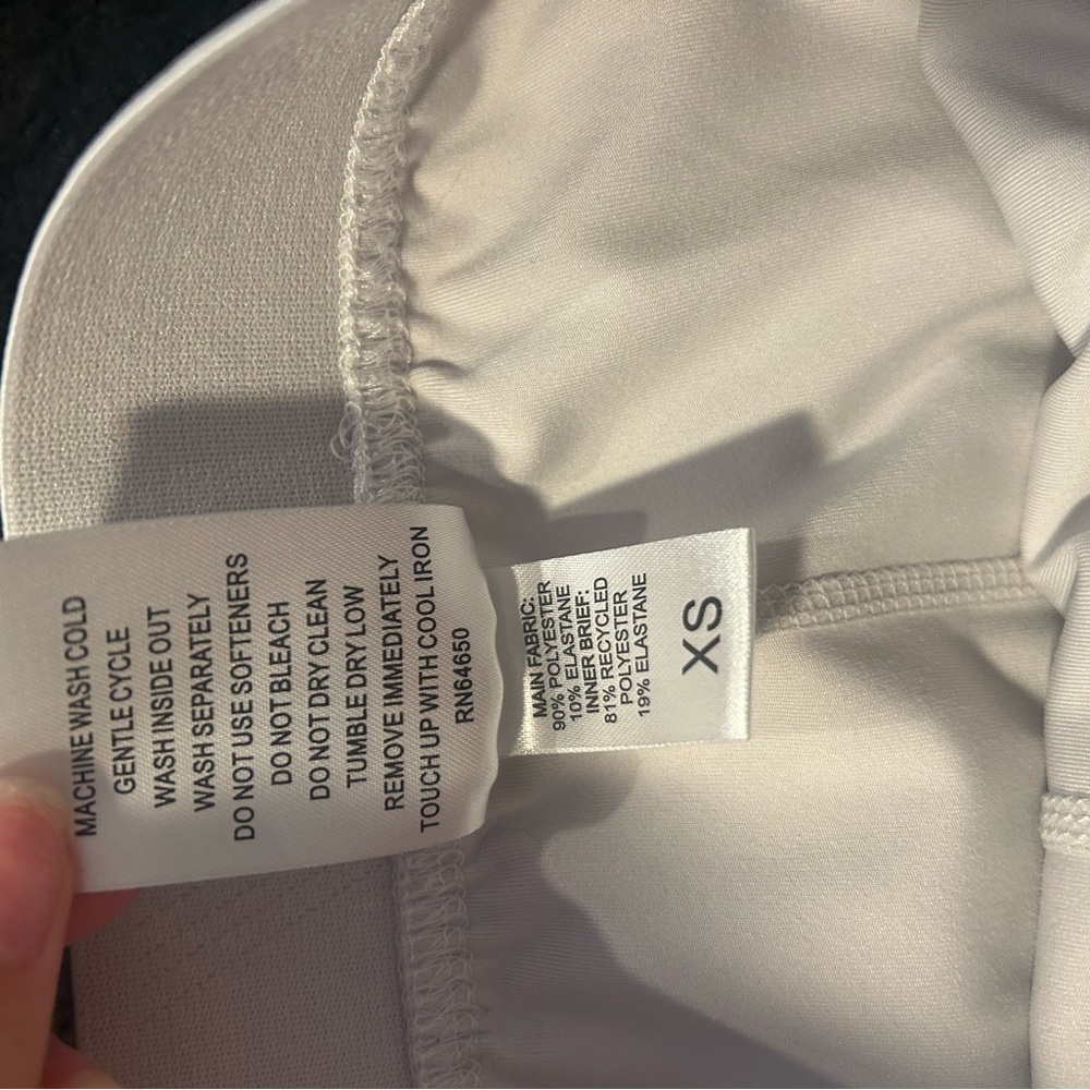Varsity White Skirt - Picture 5 of 6